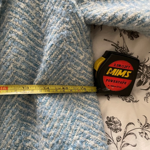 Blue Coat, Wool Blend Fabric - Picture 8 of 8